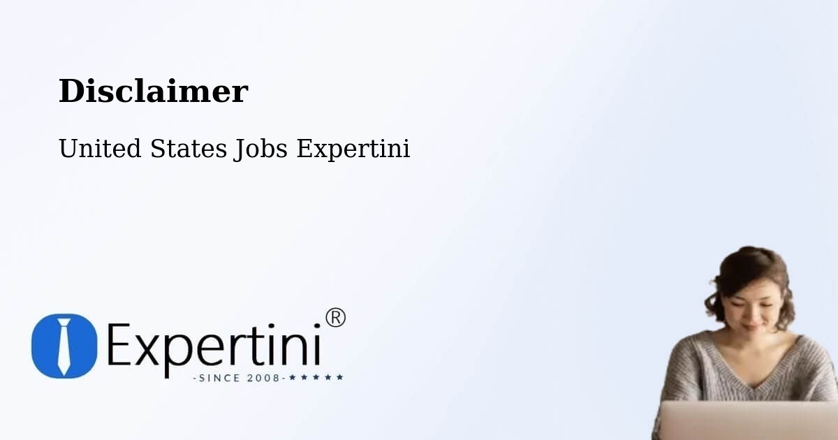 Disclaimer – Bloomfield - United States Jobs Expertini